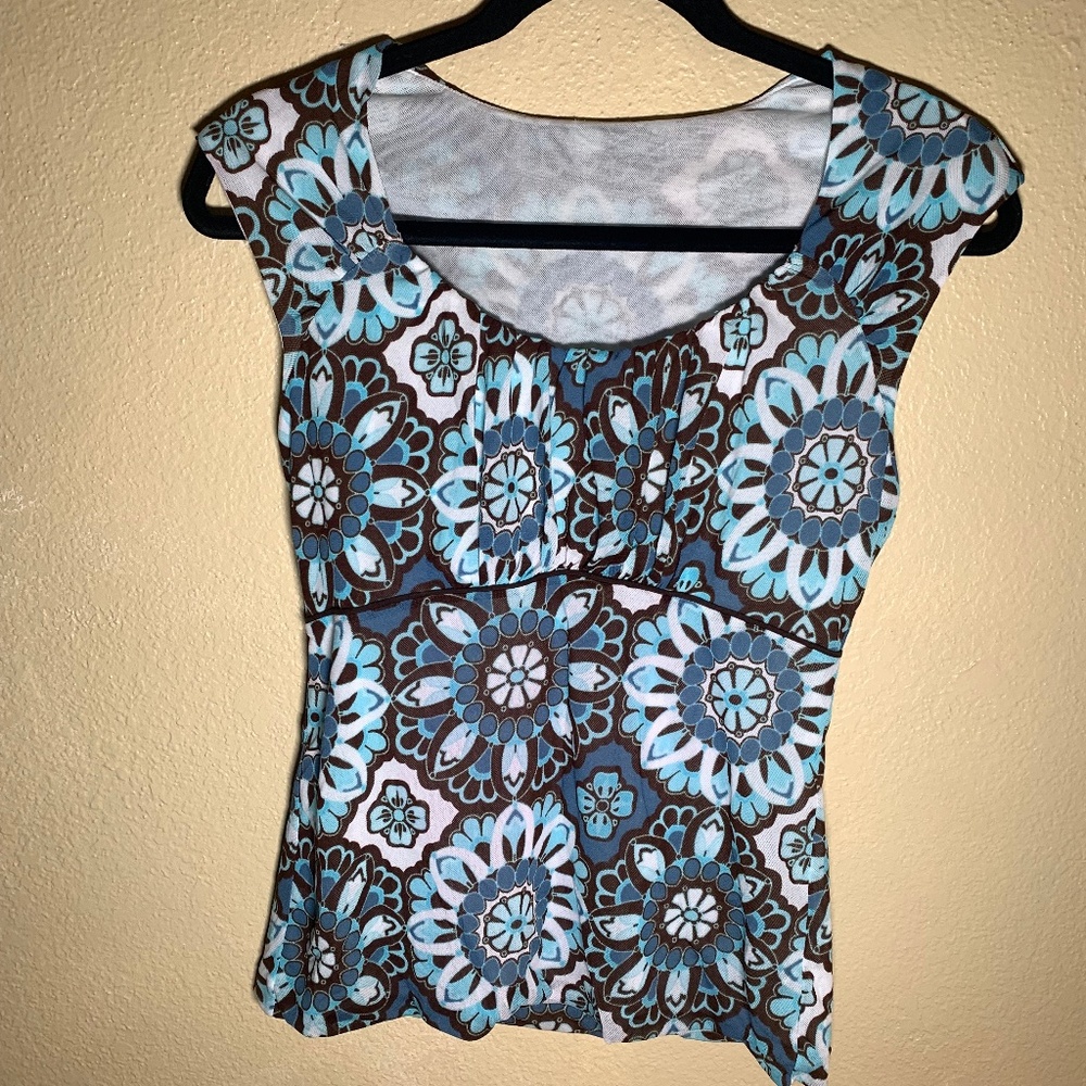 Y2K mesh ruched top